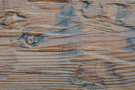 Photo for Vinyl wall panel with realistic wood texture. Wooden background - Royalty Free Image
