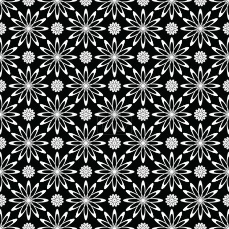 Seamless pattern with abstract geometric vector