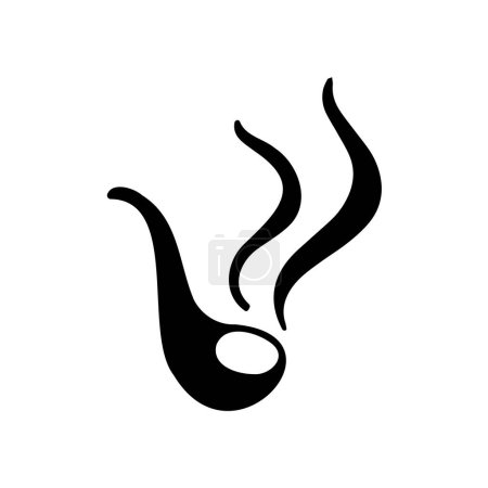 smoking pipe icon clipart