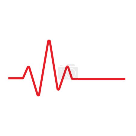 Heart beat pulse logo