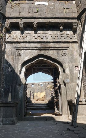 Foto de La entrada de la antigua fortaleza en la India - Imagen libre de derechos