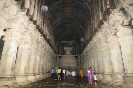 Photo for Karla Cave, one of the buddhist cave in Maharashtra - Royalty Free Image