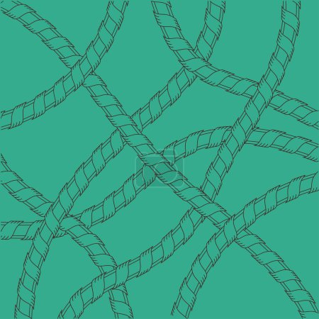 Téléchargez les illustrations : Illustration vectorielle de fond de corde design - en licence libre de droit