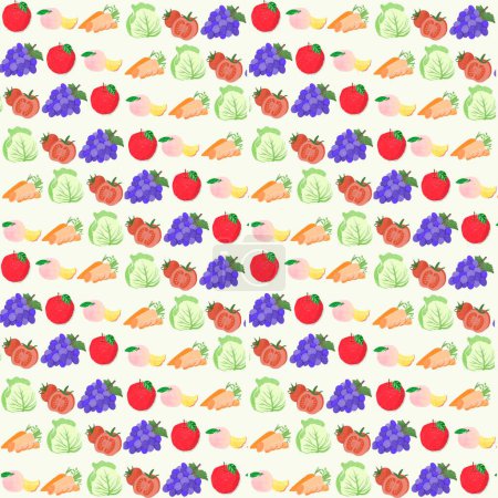 Frische und farbenfrohe Obstkunst: Abstrakte Pop-Muster für auffällige Designs
