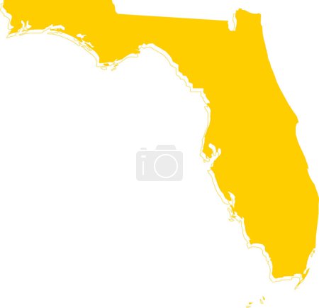 mapa de los Estados Unidos estado de Florida