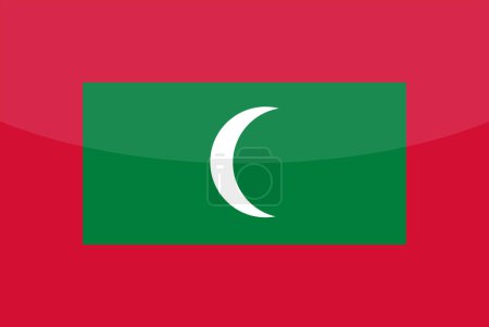 Téléchargez les illustrations : Vecteur Maldives Drapeau dessiné à la main, vecteur maldivien rufiyaa dessiné à la main - en licence libre de droit