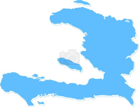 Téléchargez les illustrations : La carte de Cuba, illustration de la carte - en licence libre de droit