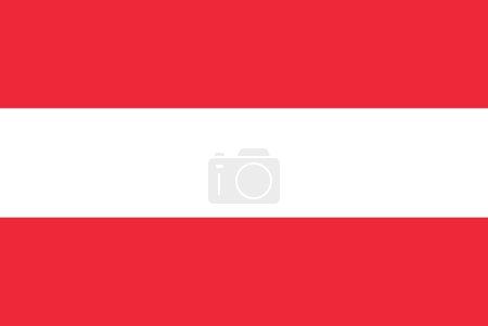 Ilustración de Bandera de austria, austria, austria - Imagen libre de derechos
