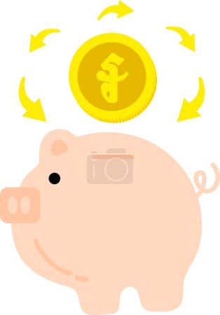 Illustration for Money and finance icon set. - Royalty Free Image
