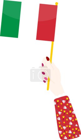 Illustration for Flag of peru and flag - Royalty Free Image