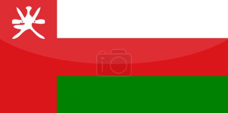 Téléchargez les illustrations : Drapeau Oman dessiné à la main, main rial omanais dessiné - en licence libre de droit