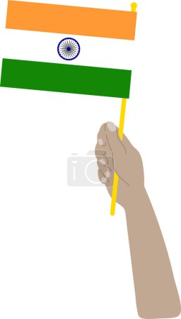 Illustration for India independence day card - Royalty Free Image