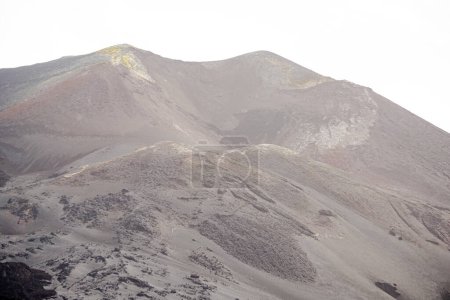 Photo for Close-up of the crater of the Tajogaite volcano in La Palma, seen from a viewpoint - Royalty Free Image