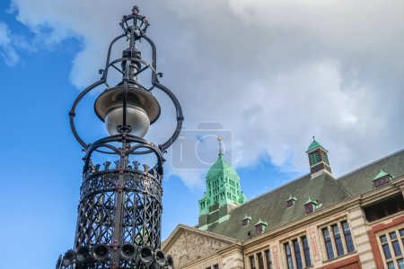 Photo for Amsterdam, Netherlands. October 2022. The Royal Palace on Dam Square in Amsterdam. High quality photo - Royalty Free Image