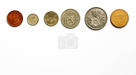 Photo for Den Helder, Netherlands. January 2023. Old Dutch currency. High quality photo - Royalty Free Image