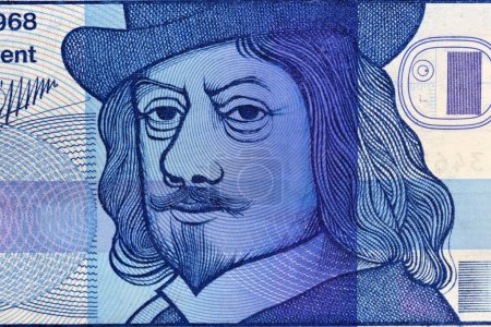 Photo for Den Helder, Netherlands. February 2023. An old bank bill of 10 Dutch guilders. High quality photo - Royalty Free Image