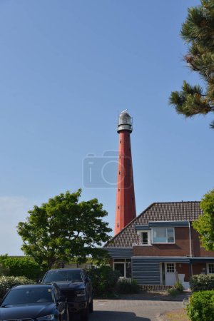 Foto de Den Helder, Países Bajos. 1 de junio de 2022. El faro Lange Jaap en Huisduinen, Den Helder. Foto de alta calidad - Imagen libre de derechos