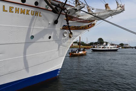 Foto de Den Helder, Países Bajos. 30 de junio de 2023. Nave alta Statsraad Lehmkuhl durante el evento náutico Sail 2023 en Den Helder. Foto de alta calidad - Imagen libre de derechos