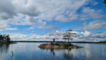 Photo for Small Island in Archipelago in sweden. High quality photo - Royalty Free Image