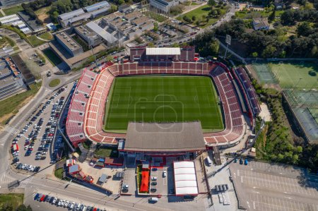 Téléchargez les photos : Gérone, Espagne, 3 avril 2024. Stade Girona FC Montilivi - en image libre de droit