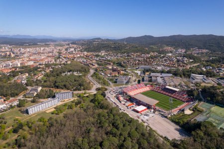 Foto de Girona, España, 3 de abril de 2024. Estadio Girona FC Montilivi - Imagen libre de derechos