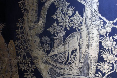 Traditionelle thailändische Kunst des thailändischen Tempels, Thai Wandmalerei Kunst