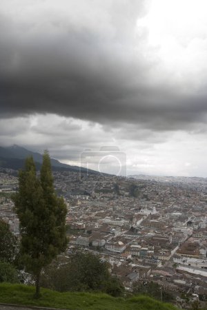 View of Quito Ecuador South America