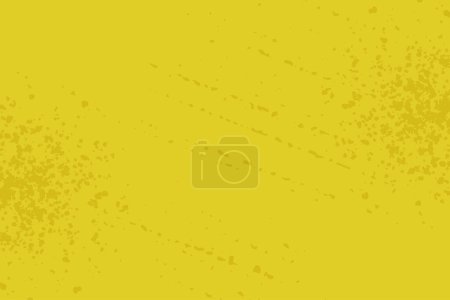 Yellow green background with spots, blotches paint texture, paint splatters. Vector