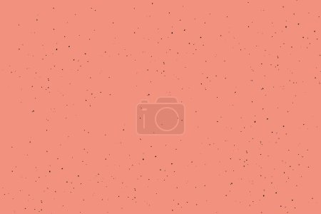 Illustration for Pink background, with black dots blotches paint texture, paint splatter. Vector - Royalty Free Image