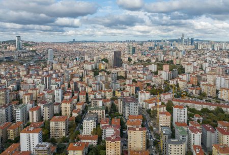 Téléchargez les photos : Aerial view of Erenkoy in Istanbul Province, Kadky District - en image libre de droit