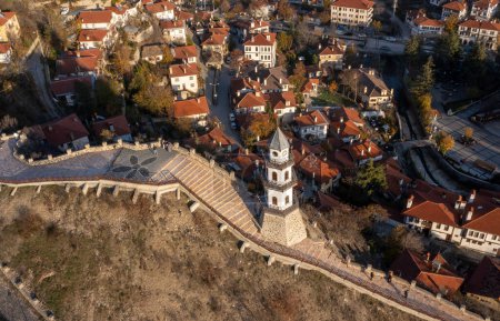 Photo for Victory Tower (Zafer Kulesi) and panorama of Goynuk, Bolu, Turkey - Royalty Free Image