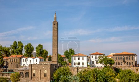 Die türkische Provinz Diyarbakir. Hz. Sleyman-Moschee. Es hat seine historische Struktur über Jahrhunderte bewahrt. Sie ist eine der wichtigsten Moscheen der islamischen Geschichte.