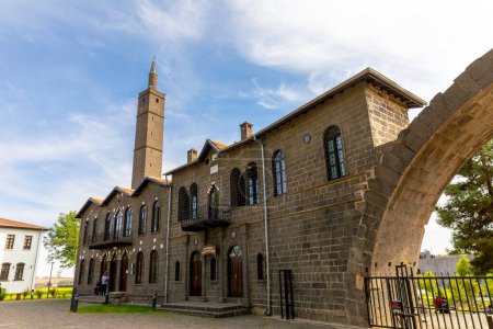 La province turque de Diyarbakir. Hz. Mosquée Sleyman. Il a conservé sa structure historique pendant des siècles. C'est l'une des mosquées importantes de l'histoire islamique..