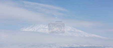 Ararat "Agri" Mountain 5.137 meters, Blue sky (Volcanic mountain)