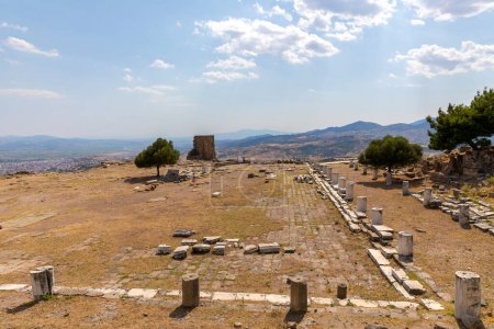 Der Trajanstempel in der antiken Stadt Pergamon