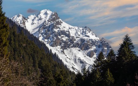 Rize Province, kizdere District winter landscape and kackars, kackar mountains