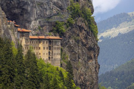 Sumela Monastery (Turkish: Smela Manastr) is a Greek Orthodox monastery, in the Maka district of Trabzon Province in modern Turkey.