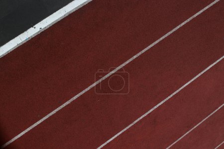 Foto de Vista superior de Pista de carreras en un estadio - Imagen libre de derechos