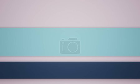Photo for 3D render layered paper cut background. - Royalty Free Image