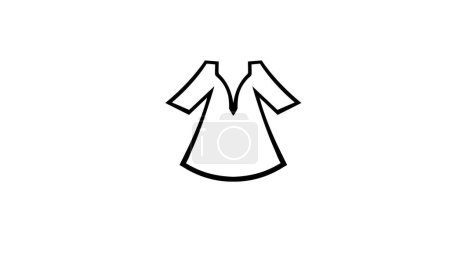 Illustration for Creative Caftan Clothing Logo Vector Design Illustration - Royalty Free Image