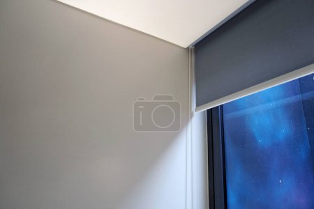 Photo for Roller blinds in Bath room, interior design ideas - Royalty Free Image