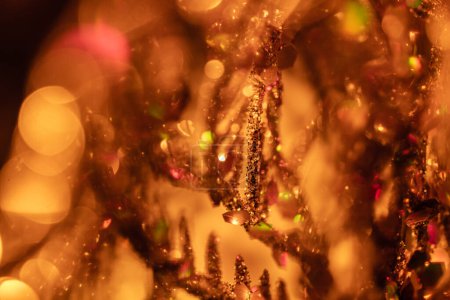 Téléchargez les photos : Vertical shot of abstract background with glowing orange lights. Shiny magic blurred effect - en image libre de droit