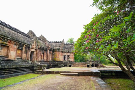 Phanom Rung Historical Park , An ancient stone castle, World heritage in north east of Buriram , Thailand.