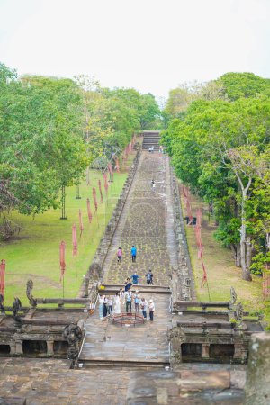 Phanom Rung Historical Park, Eine alte Steinburg, Welterbe im Nordosten von Buriram, Thailand.