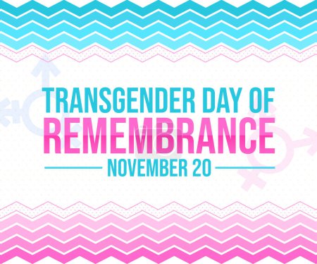 Foto de Transgender Rememberence Fondo del día en el hermoso diseño de la frontera y la tipografía - Imagen libre de derechos