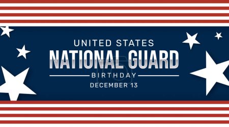 Téléchargez les photos : Garde nationale des États-Unis anniversaire fond de style vintage rétro. Garde nationale anniversaire patriotique toile de fond avec des étoiles et des lignes. - en image libre de droit