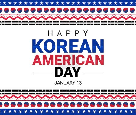 Foto de Antecedentes del feliz día coreano americano con colores y diseños de bandera dentro de la frontera tradicional. Fondo de pantalla día coreano americano. - Imagen libre de derechos