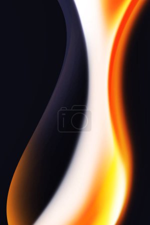 Foto de Estilo de llama moderna fondo vertical abstracto con coloridas formas de desenfoque aleatorio. Nuevo diseño de fondo de pantalla - Imagen libre de derechos