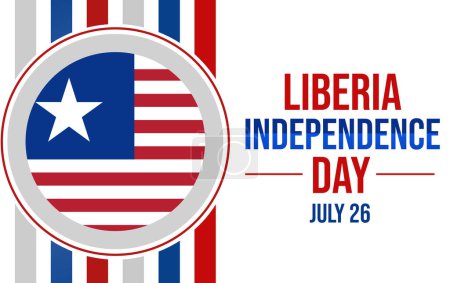 Foto de Liberia Fondo Día de la Independencia con bandera y texto a un lado. - Imagen libre de derechos