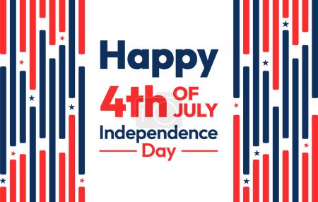 Happy 4th of July Patriotic Wallpaper Background, Independence day of the United States of America